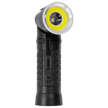 Lanternă LED reîncărcabilă 10 W T6 + COB cu protecție IPX5 Rebel URZ0947