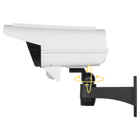 Lampă solară cu aspect de cameră falsă cu 77 LED-uri și senzor de mișcare Rebel URZ1009
