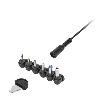Alimentator stabilizat universal cu tensiune reglabilă 3-12 V și 6 mufe Kemot URZ1187
