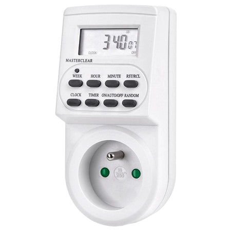 Priză cu temporizator digital 230 V cu sarcină maximă 2300 W URZ2001-1