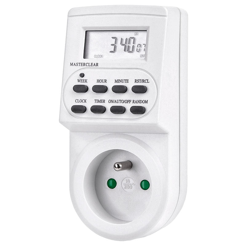 Priză cu temporizator digital 230 V cu sarcină maximă 2300 W URZ2001-1