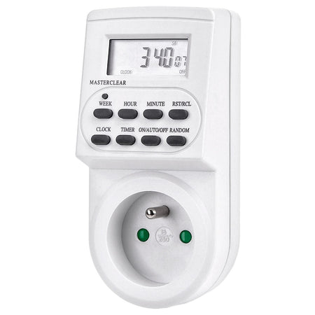 Priză cu temporizator digital 230 V cu sarcină maximă 2300 W URZ2001-1
