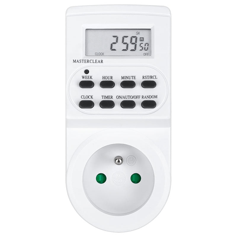 Priză cu temporizator digital 230 V cu sarcină maximă 2300 W URZ2001-1