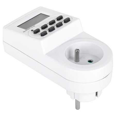 Priză cu temporizator digital 230 V cu sarcină maximă 2300 W URZ2001-1