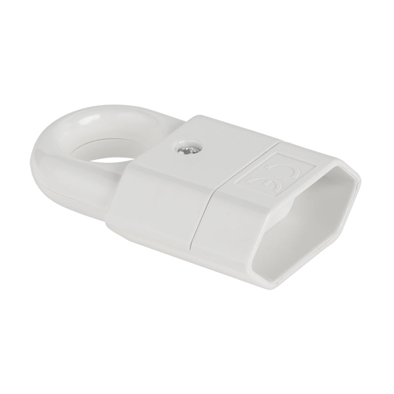 Cuplă plată tip Euro GP2C albă de 2,5 A URZ3015