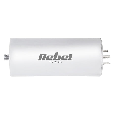 Condensator pentru motor monofazat de 40 µF și 450 V AC cu fixare cu șurub Rebel URZ3137