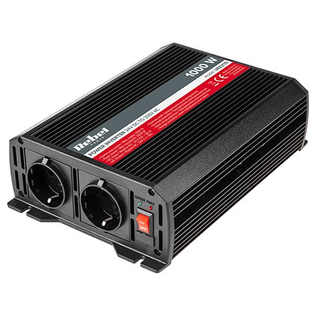 Invertor 24 V / 230 V 1000 W cu 2 ieșiri Rebel URZ3170