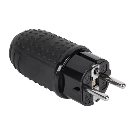 Ștecher negru cu protecție IP44 de 16 A și 250 V Rebel URZ3256