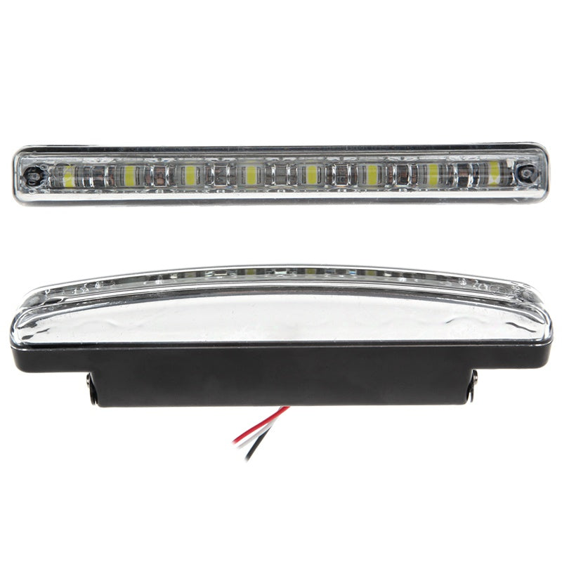 Set de 2 lumini de zi auto cu 8 LED-uri 12-24 V și lumină 6000 K URZ3329