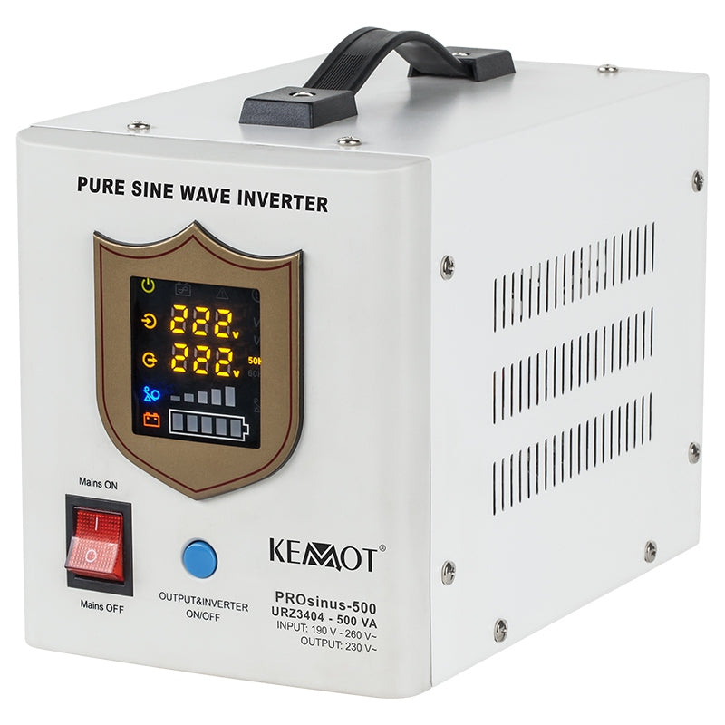 Sursă de alimentare neîntreruptibilă UPS PROsinus-300 cu undă sinusoidală pură de 300 W, 12 V Kemot URZ3404