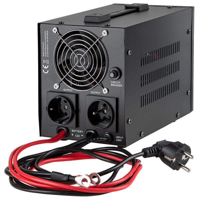UPS pentru centrale termice cu undă sinusoidală pură de 800 VA/500 W la 12 V Kemot URZ3405B