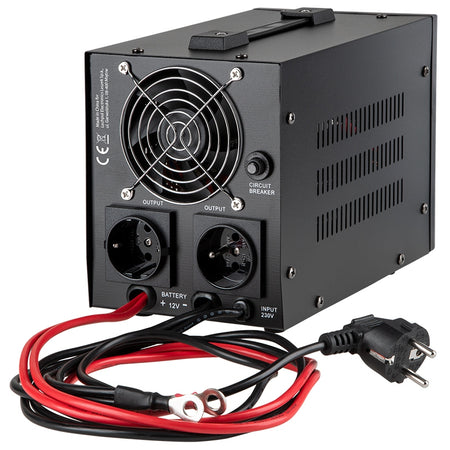 UPS pentru centrale termice cu undă sinusoidală pură de 800 VA/500 W la 12 V Kemot URZ3405B