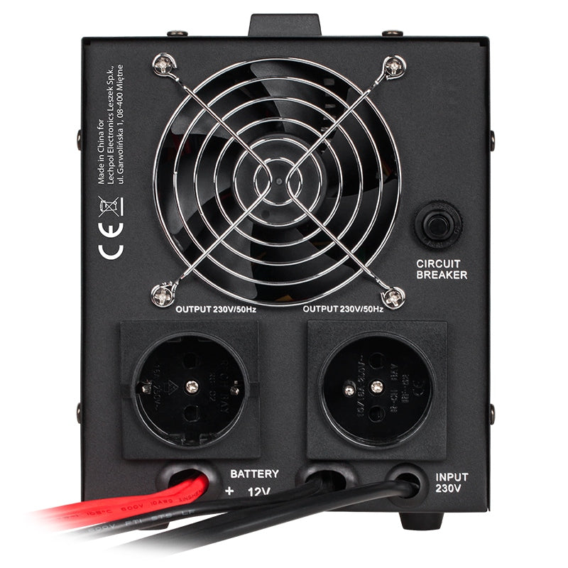 UPS pentru centrale termice cu undă sinusoidală pură de 800 VA/500 W la 12 V Kemot URZ3405B