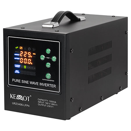UPS cu undă sinusoidală pură 1000VA/700W 12V Kemot URZ3406-LFP4