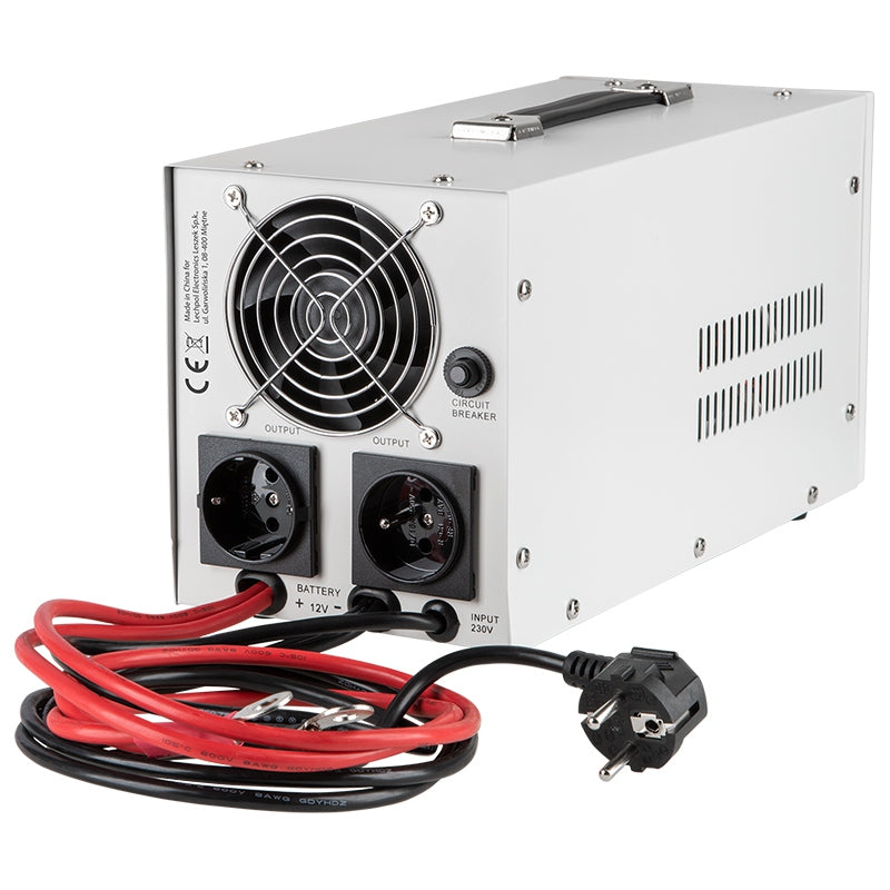 Sursă de alimentare neîntreruptibilă UPS cu undă sinusoidală pură PROsinus-700 de 1000 VA/700 W, 12 V Kemot URZ3406
