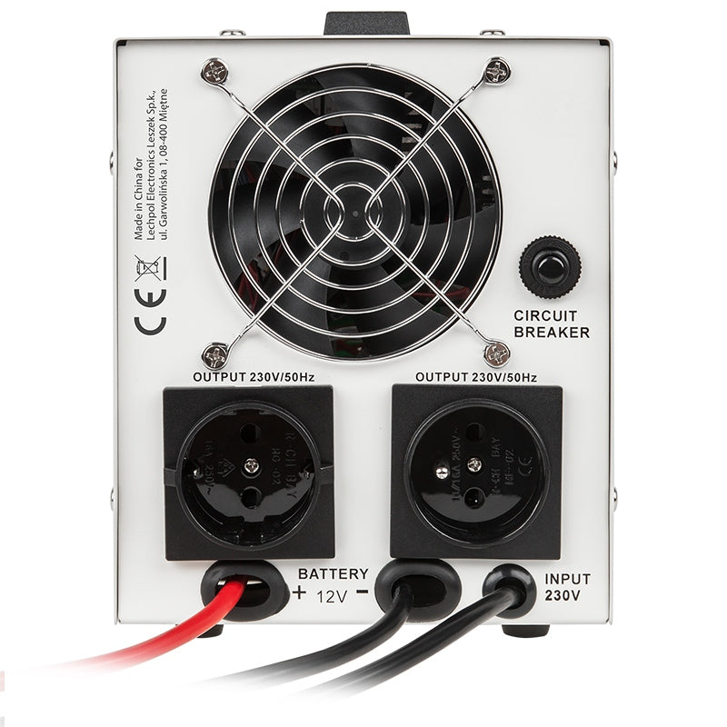 Sursă de alimentare neîntreruptibilă UPS cu undă sinusoidală pură PROsinus-700 de 1000 VA/700 W, 12 V Kemot URZ3406