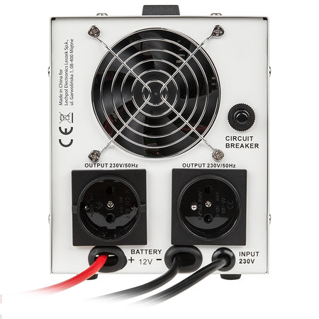 Sursă de alimentare neîntreruptibilă UPS cu undă sinusoidală pură PROsinus-700 de 1000 VA/700 W, 12 V Kemot URZ3406