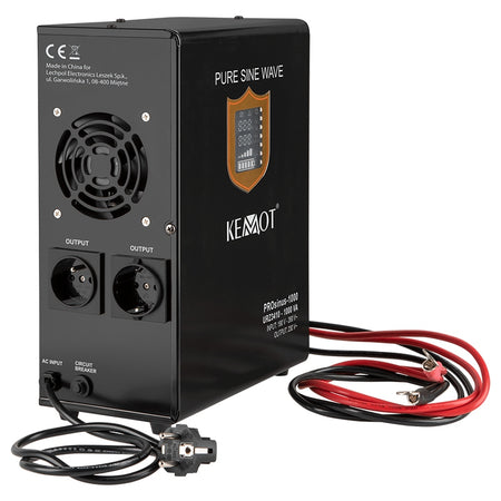 Sursă de alimentare neîntreruptibilă UPS cu undă sinusoidală pură 1000 VA/700 W, 12 V Kemot URZ3410