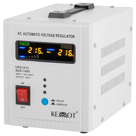 Stabilizator automat de tensiune de 1000 VA cu transformator toroidal Kemot URZ3412