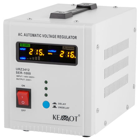 Stabilizator automat de tensiune de 1000 VA cu transformator toroidal Kemot URZ3412