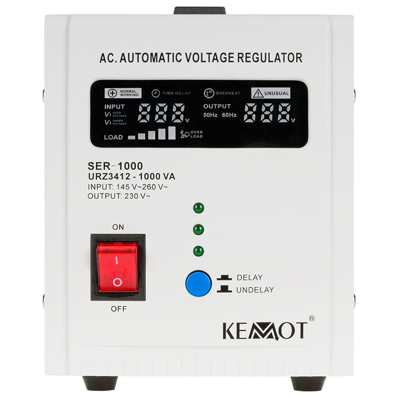 Stabilizator automat de tensiune de 1000 VA cu transformator toroidal Kemot URZ3412
