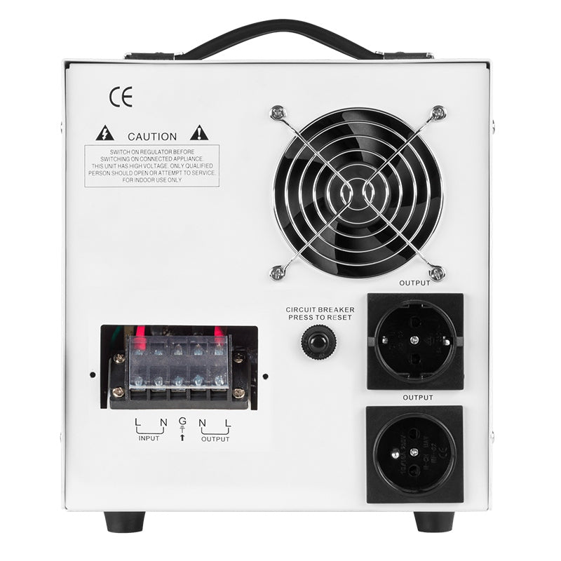 Stabilizator automat de tensiune de 3000 VA cu ieșire de 230 V Kemot URZ3414