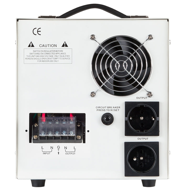 Stabilizator automat de tensiune cu servomotor 3000 VA 230 V Kemot URZ3415