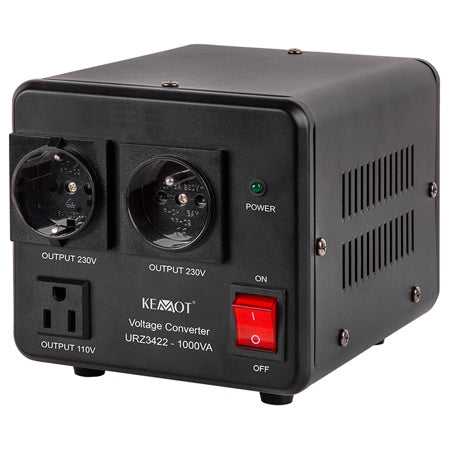 Convertor de tensiune 800 W / 1000 VA 230 V - 115 V cu transformator toroidal Kemot URZ3422