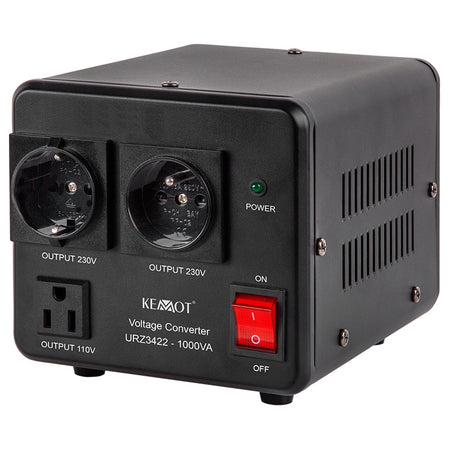 Convertor de tensiune 800 W / 1000 VA 230 V - 115 V cu transformator toroidal Kemot URZ3422
