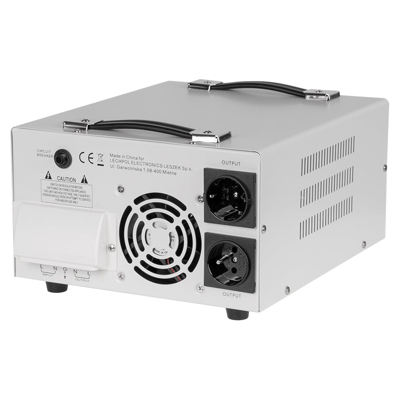 Stabilizator de tensiune cu servomotor 5000 VA monofazat Kemot URZ3426-5K