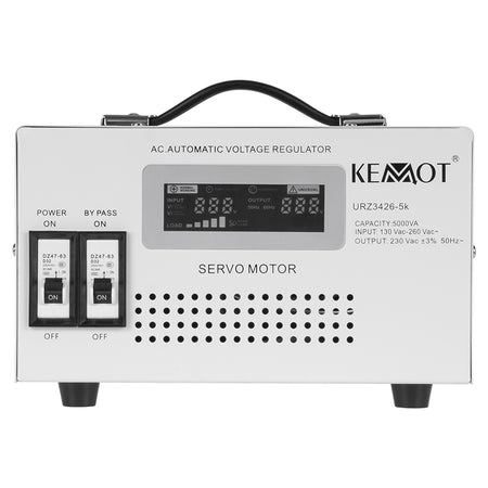 Stabilizator de tensiune cu servomotor 5000 VA monofazat Kemot URZ3426-5K