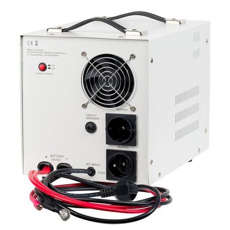 UPS invertor cu undă sinusoidală pură 2000 VA/1400 W 24 V Kemot URZ3428