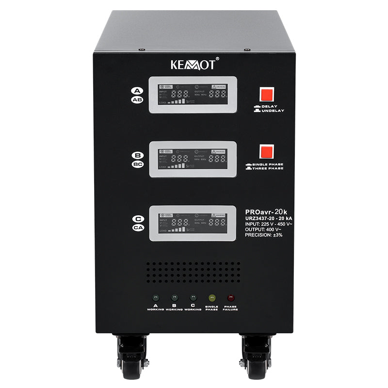 Stabilizator servomotor trifazat 20 kVA PROAVR-20K Kemot URZ3437-20