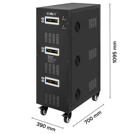 Stabilizator de tensiune cu servomotor trifazat PROAVR-80K 80 kVA 400 V Kemot URZ3437-80