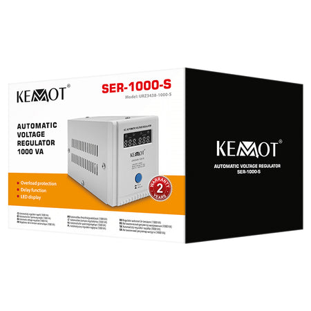 Stabilizator automat de tensiune 1000 VA cu ieșire 230 V Kemot URZ3438-1000-