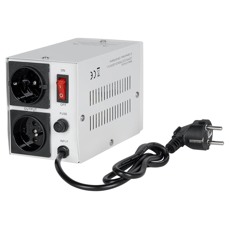 Stabilizator automat de tensiune 500 VA cu ieșire 230 V Kemot URZ3438-500-S
