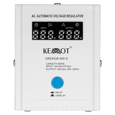 Stabilizator automat de tensiune 500 VA cu ieșire 230 V Kemot URZ3438-500-S