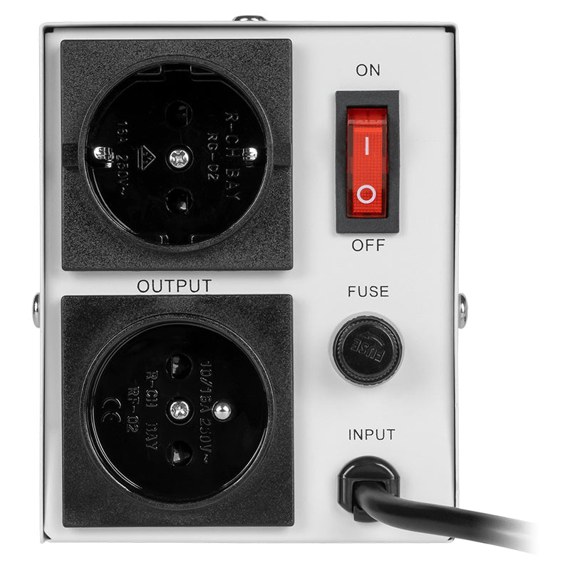 Stabilizator automat de tensiune 500 VA cu ieșire 230 V Kemot URZ3438-500-S