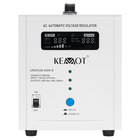 Stabilizator automat de tensiune 5000 VA 230 V monofazat Kemot URZ3438-5000-