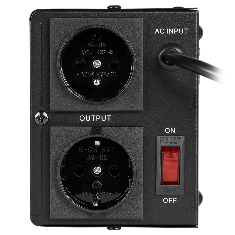 Stabilizator automat de tensiune de 1500 VA pentru montare pe perete Kemot URZ3439-1500-