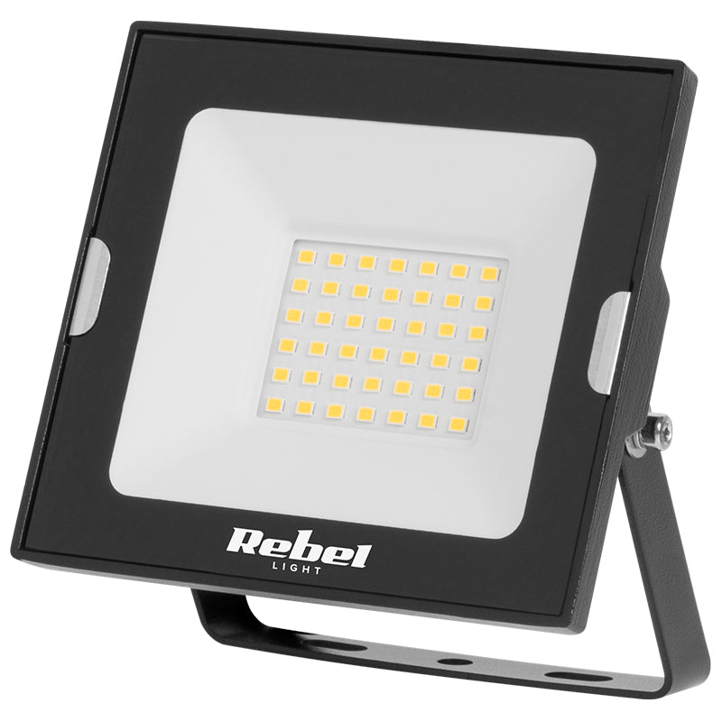 Reflector LED de 30 W cu lumină alb neutru 4000 K și protecție IP65 Rebel URZ3614