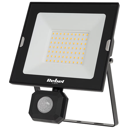 Reflector LED 50 W de 4000 K cu senzor de mișcare Rebel URZ3617