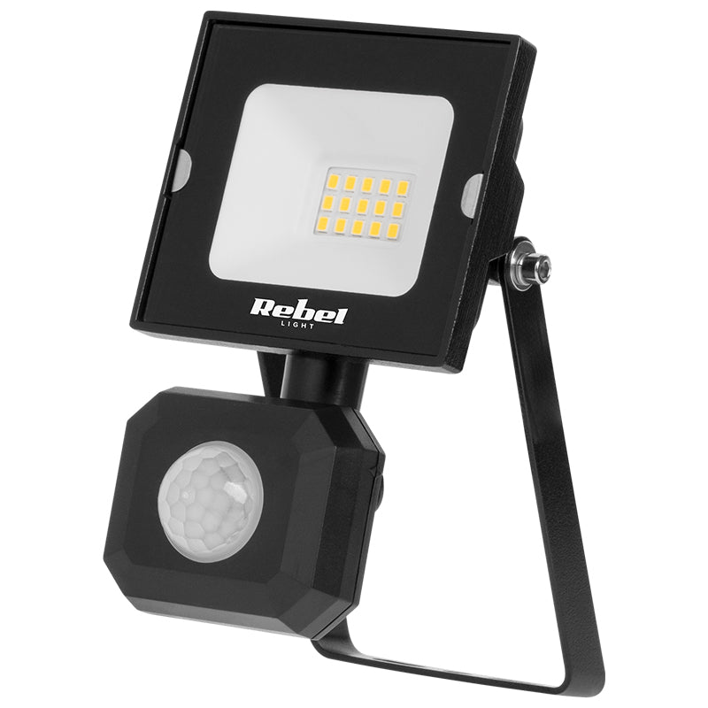 Reflector LED cu senzor de mișcare 10 W cu lumină rece 6500 K Rebel URZ3622