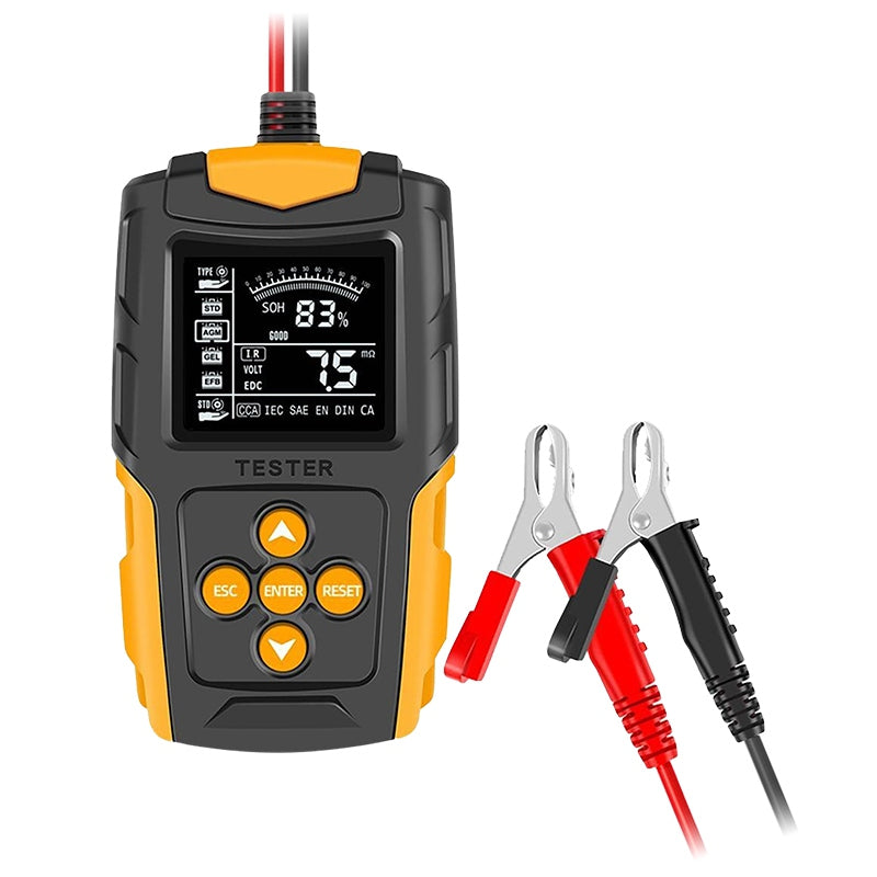 Tester digital acumulatori 12 V / 24 V pentru baterii AGM, Gel și EFB EUROKOMP URZ4049