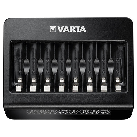 Încărcător acumulatori Ni-MH AA și AAA LCD Multi Plus cu 8 sloturi Varta VAR-57681