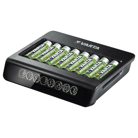 Încărcător acumulatori Ni-MH AA și AAA LCD Multi Plus cu 8 sloturi Varta VAR-57681