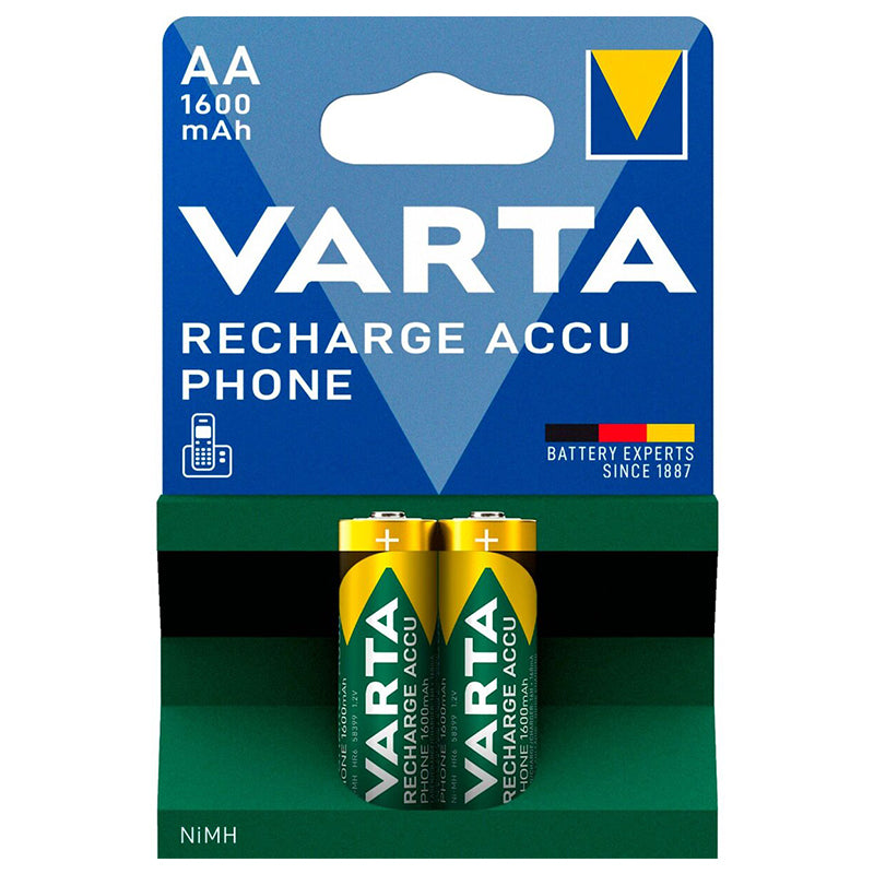 Set 2 acumulatori AA de 1600 mAh Varta VAR-ACC1600