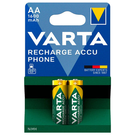 Set 2 acumulatori AA de 1600 mAh Varta VAR-ACC1600
