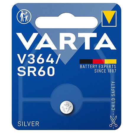 Baterie argint AG1 SR621SW V364 în blister cu 1 bucată Varta VAR-AG1