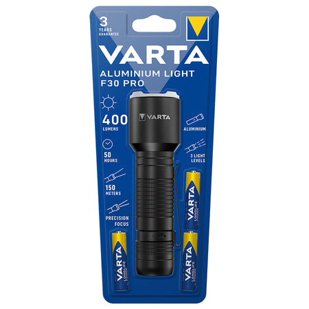 Lanternă LED F30 cu flux de 400 lm și rază de 150 m Varta VAR-F30